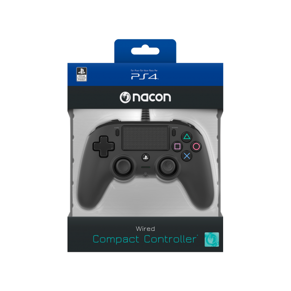 PS4 NACON OLP Compact Controller WRD Nero PS4 Accessori - Disponibile in 2/3 giorni lavorativi