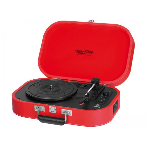 Trevi TT1020BT Giradischi Portatile Sally Mp3 Usb Bluetooth Rosso - Disponibile in 3-4 giorni lavorativi