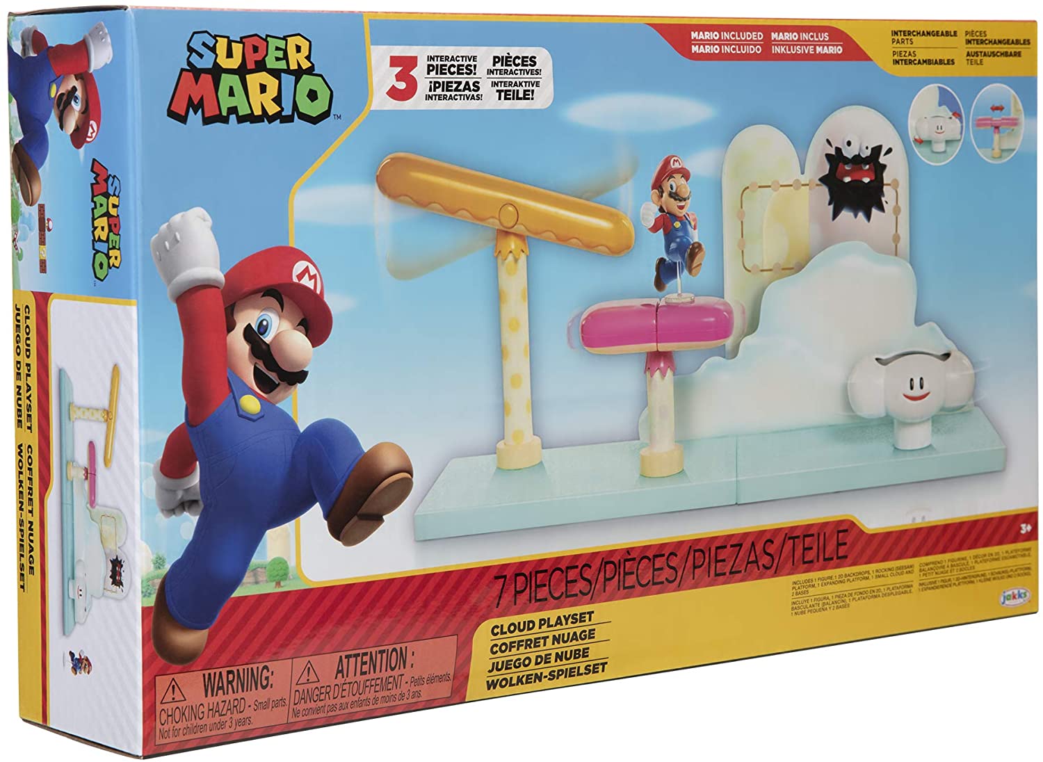 Action figure / Statue JAKKS PACIFIC NINTENDO SUPER MARIO CLOUD PLAYSET - Disponibile in 2/3 giorni lavorativi Jakks Pacific