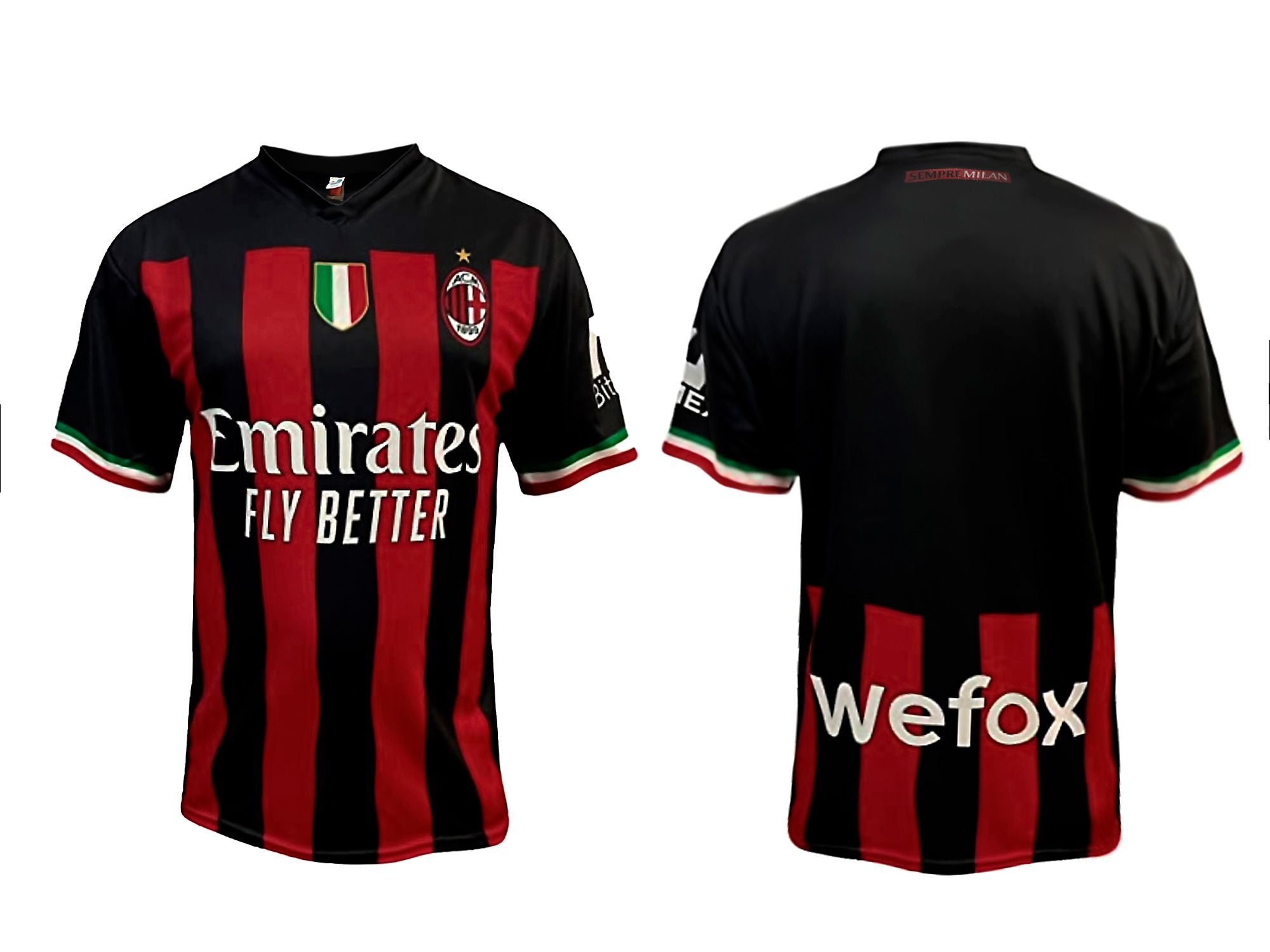 MAGLIA CALCIO MILAN 22/23 6 ANNI - Disponibile in 2/3 giorni lavorativi