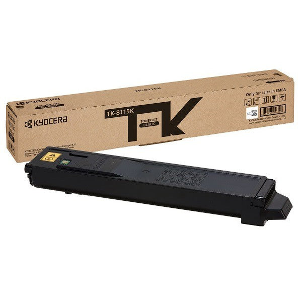 TONER KYOCERA TK-8115K Bk 12.000PP x M8124cidn M8130cidn - Disponibile in 3-4 giorni lavorativi