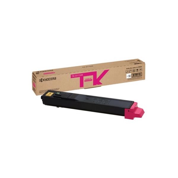 TONER KYOCERA TK-8115M Magenta 6.000PP x M8124cidn M8130cidn - Disponibile in 3-4 giorni lavorativi