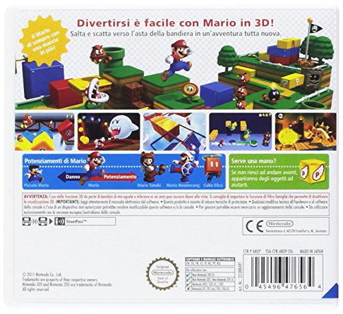 3DS Super Mario 3D Land - Usato garantito Disponibilità immediata Nintendo