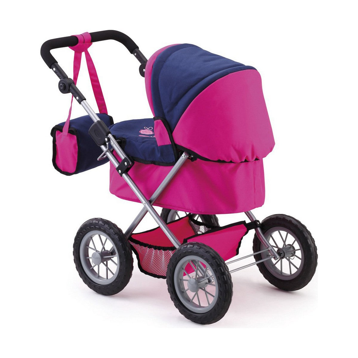 Carrozzina per Bambole Reig Trendy Classic Fucsia 45 cm - Disponibile in 3-4 giorni lavorativi