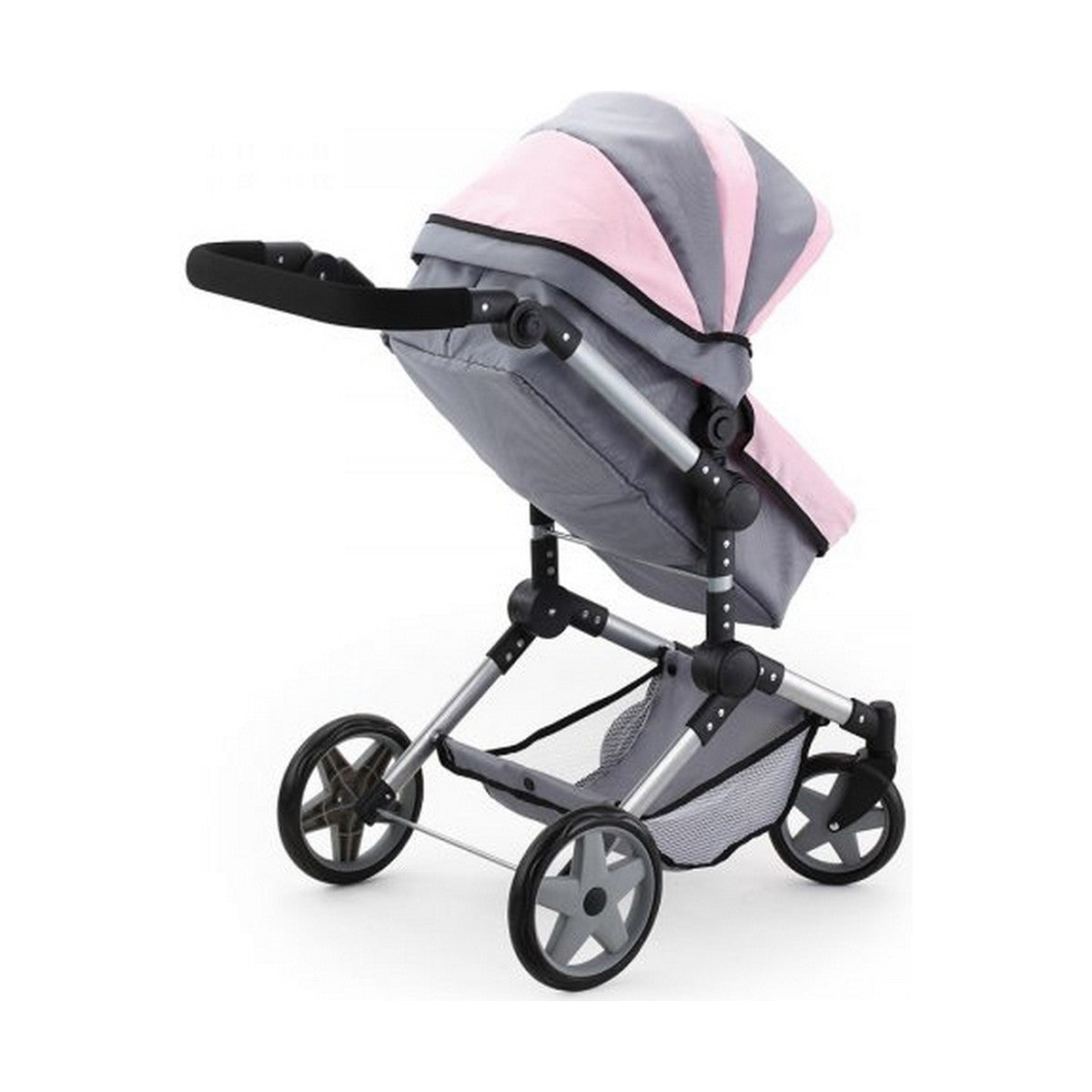 Carrozzina per Bambole Reig Pram Neo Pro Grigio 57 cm - Disponibile in 3-4 giorni lavorativi