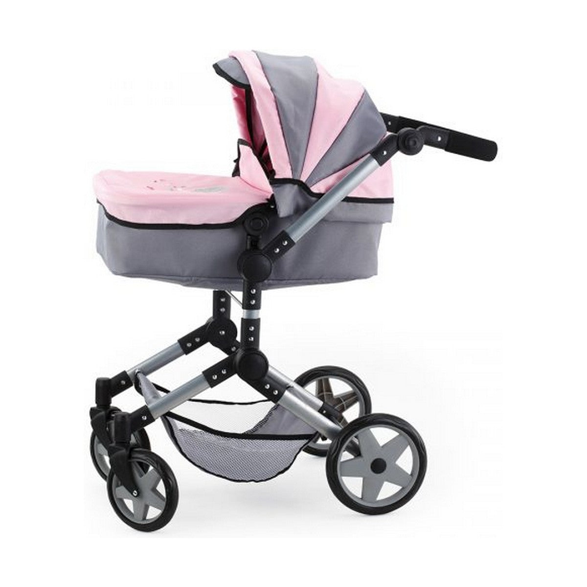 Carrozzina per Bambole Reig Pram Neo Pro Grigio 57 cm - Disponibile in 3-4 giorni lavorativi