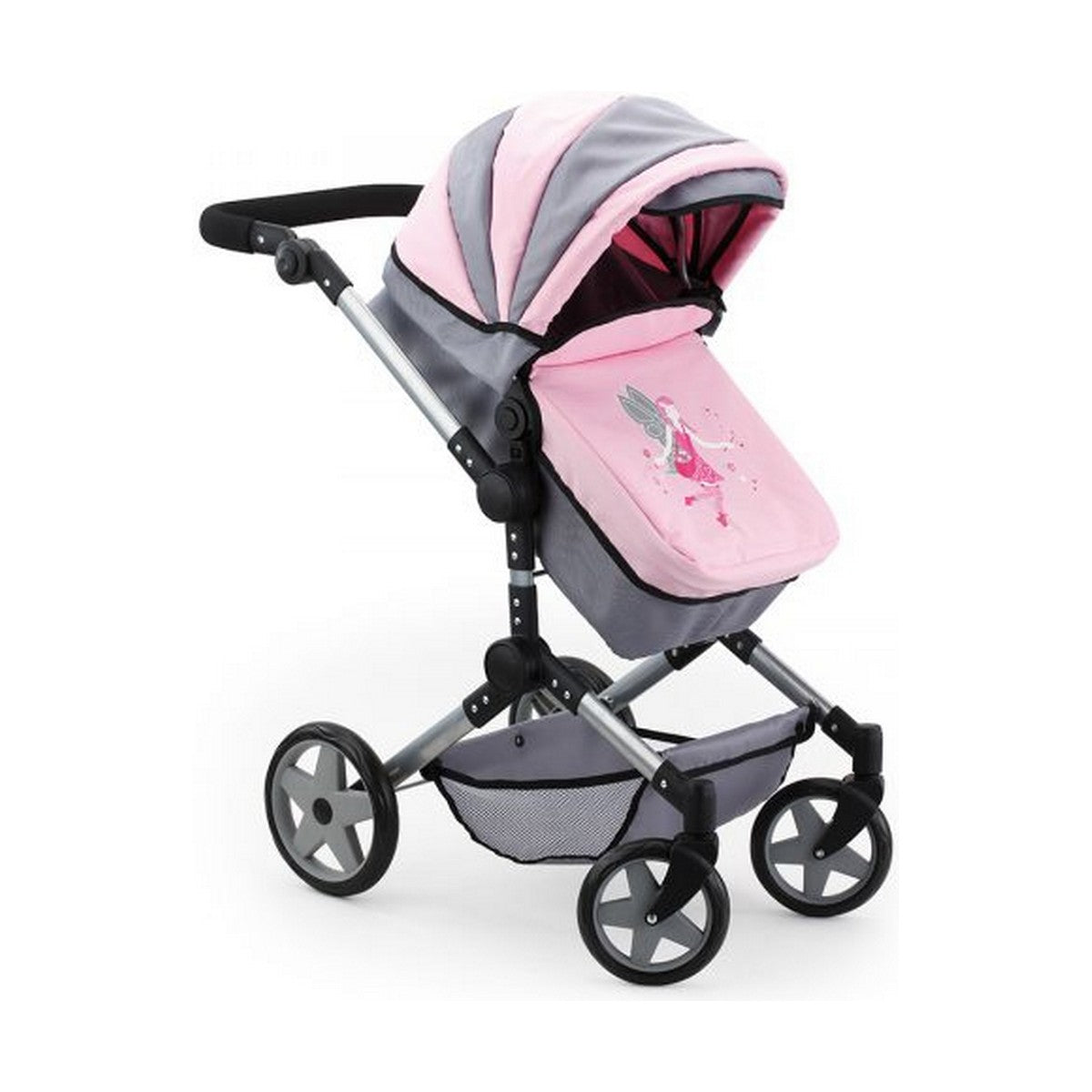 Carrozzina per Bambole Reig Pram Neo Pro Grigio 57 cm - Disponibile in 3-4 giorni lavorativi