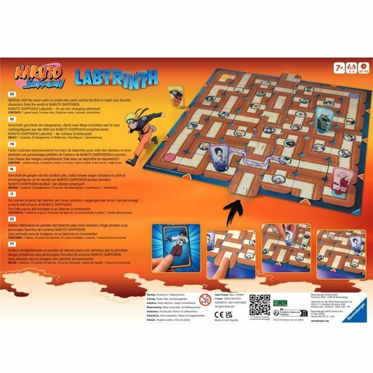 Gioco da Tavolo Naruto Shippuden: Labyrinth - Disponibile in 3-4 giorni lavorativi