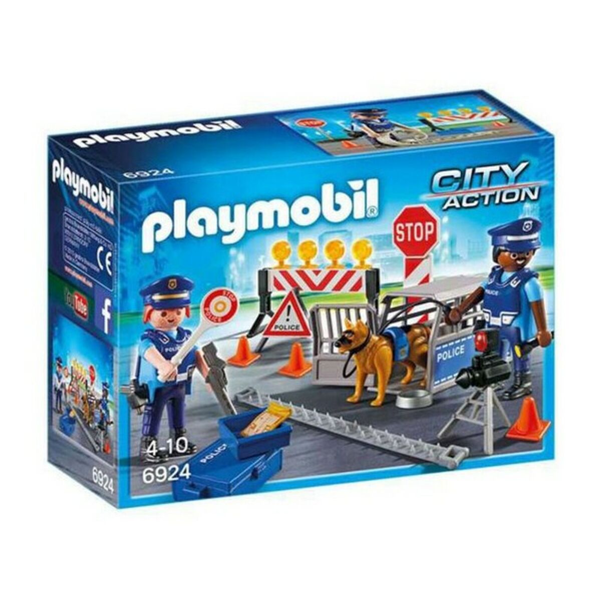 Playset City Action Police Playmobil 6924 - Disponibile in 3-4 giorni lavorativi