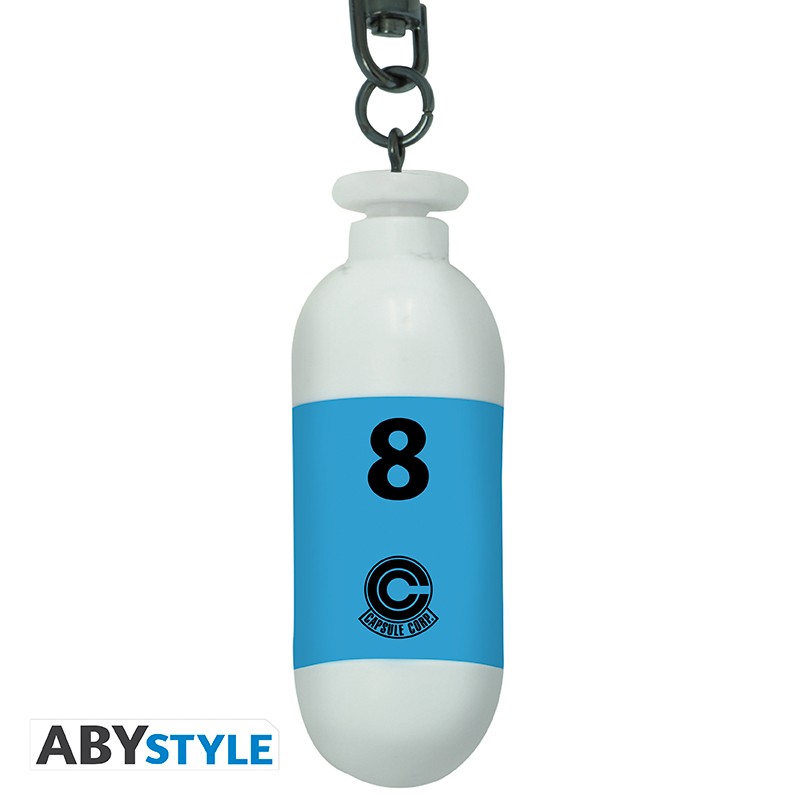 Portachiavi ABYSTYLE DRAGON BALL - Portachiavi 3D "DBZ/Blue Plastic Capsule" - Disponibile in 2/3 giorni lavorativi Abystyle