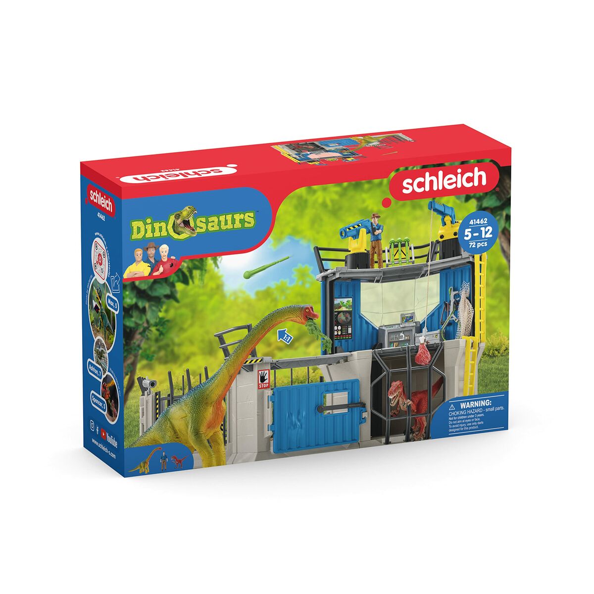 Playset Schleich Large Dino search station Dinosauri - Disponibile in 3-4 giorni lavorativi