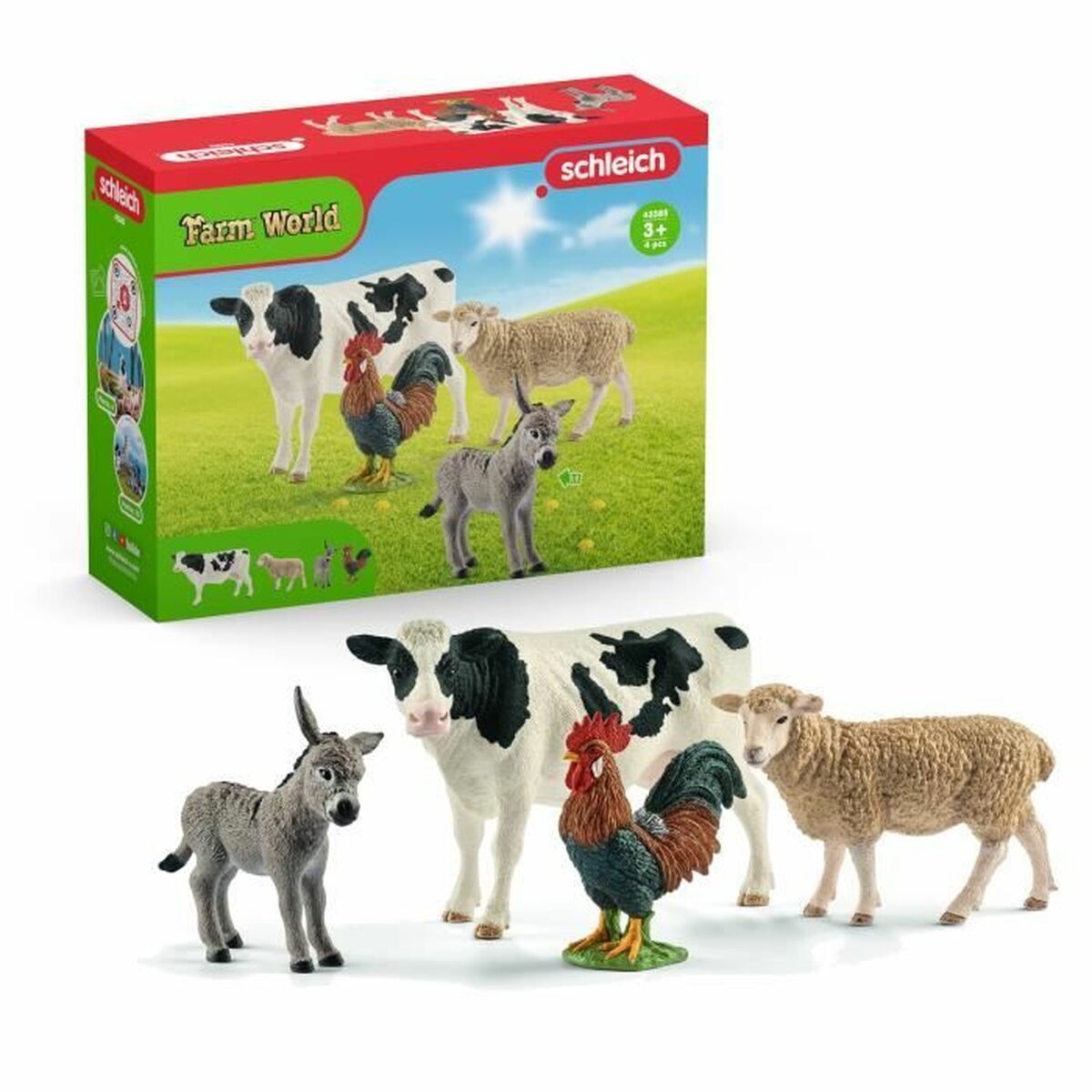 Personaggi Schleich 42385 Farm World PVC Plastica - Disponibile in 3-4 giorni lavorativi