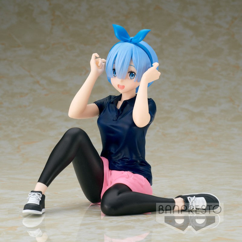 Action figure / Statue BANPRESTO 18513 - Re:Zero -Starting Life In Another World- -Relax Time-Rem Training Style Ver. - Disponibile in 2/3 giorni lavorativi Banpresto