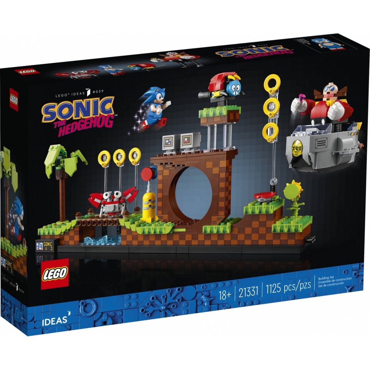 LEGO LEGO 21331 Sonic the Hedgehog - Green Hill Zone - Disponibile in 2/3 giorni lavorativi LEGO