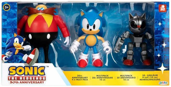 Action figure / Statue JAKKS PACIFIC SONIC THE HEDGEHOG 30TH ANNIVERSARY MULTIPACK - Disponibile in 2/3 giorni lavorativi