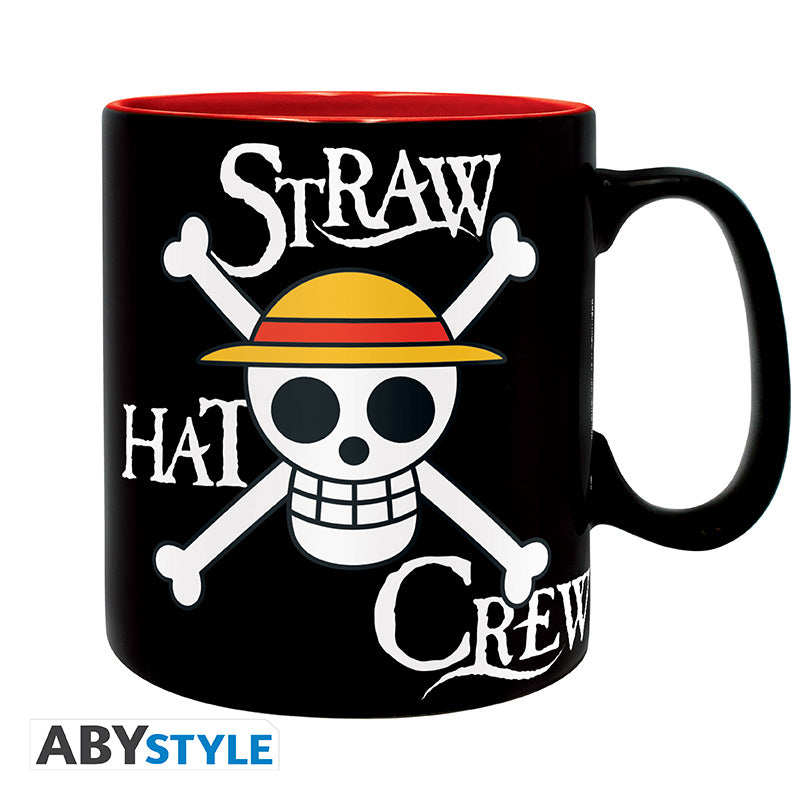 ABYSTYLE ONE PIECE - Tazza 460 ml: "Luffy & Skull" - Disponibile in 2/3 giorni lavorativi