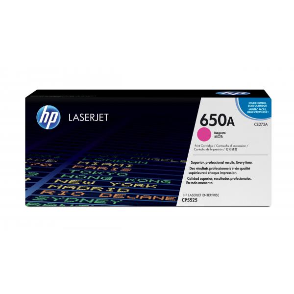 HP 650A TONER MAGENTA PER COLOR LASERJET CP 5525 DN E 5525 N - Disponibile in 3-4 giorni lavorativi Hp