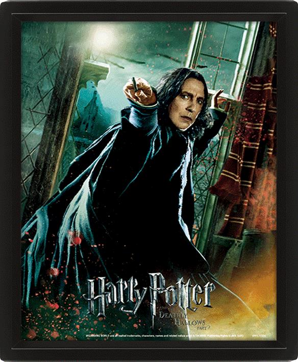 PYRAMID HARRY POTTER (DEATHLY HALLOWS SNAPE) - POSTER 3D LENTICULAR INCORNICIATO - Disponibile in 2/3 giorni lavorativi