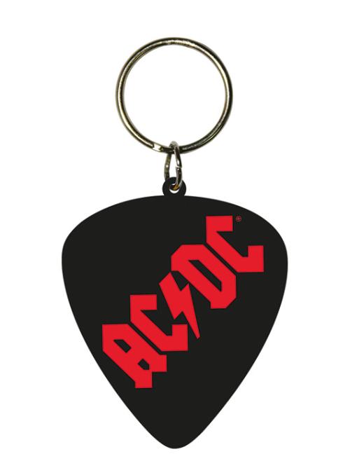 Portachiavi PYRAMID AC/DC - PORTACHIAVI IN GOMMA: PLECTRUM - Disponibile in 2/3 giorni lavorativi