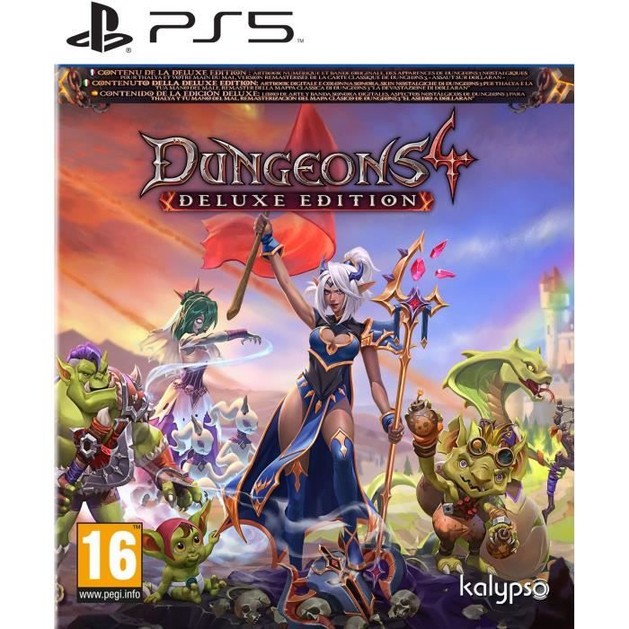 Dungeons 4 - Gioco per PS5 - Edizione Deluxe - Disponibile in 3-4 giorni lavorativi