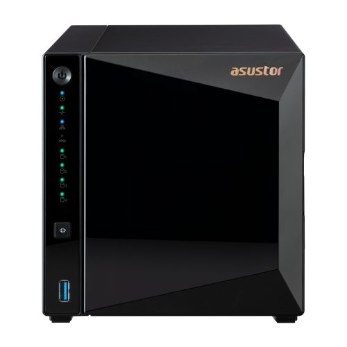 ASUSTOR NAS TOWER 4 bay, Realtek RTD1619B, Quad-Core, 1.7GHz, 2GB RAM, 2.5GbE x1, USB3.2 Gen1 x3, WOW (Wake on WAN) .. AS3304Tv2 - Disponibile in 3-4 giorni lavorativi