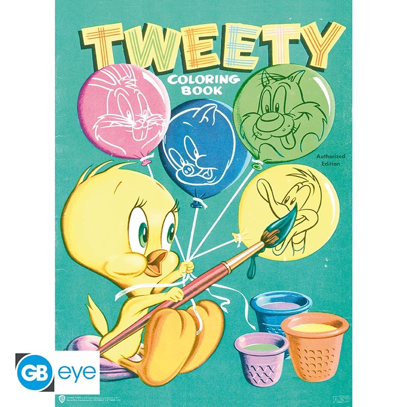 ABYSTYLE LOONEY TUNES - Set 2 Poster: "Tweety and Sylevester" - Disponibile in 2/3 giorni lavorativi Abystyle