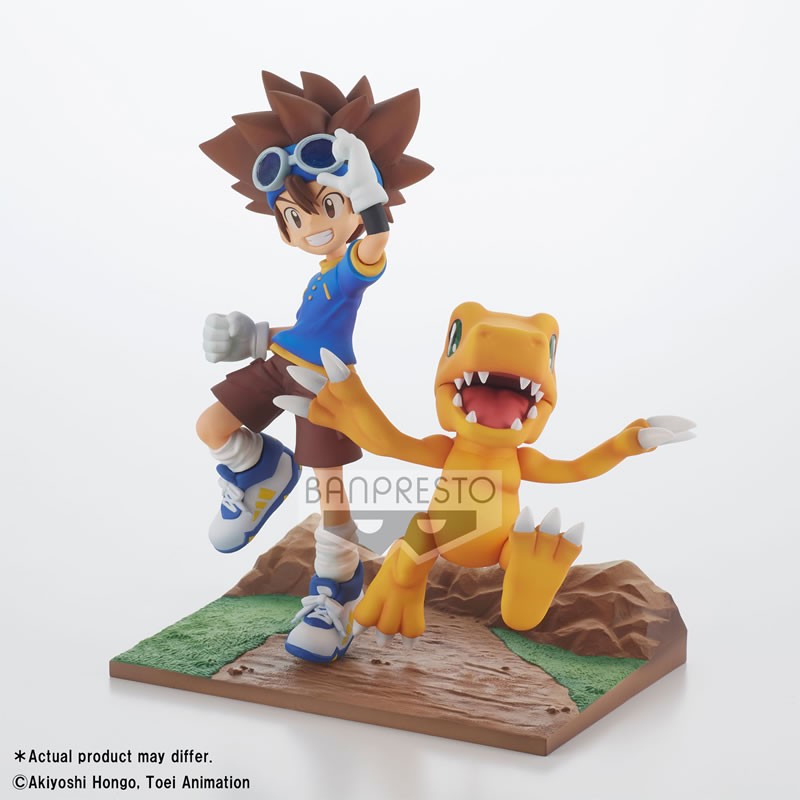 Action figure / Statue BANPRESTO 18778 - Digimon Adventure Dxf Adventure Archives Taichi & Agumon - Disponibile in 2/3 giorni lavorativi