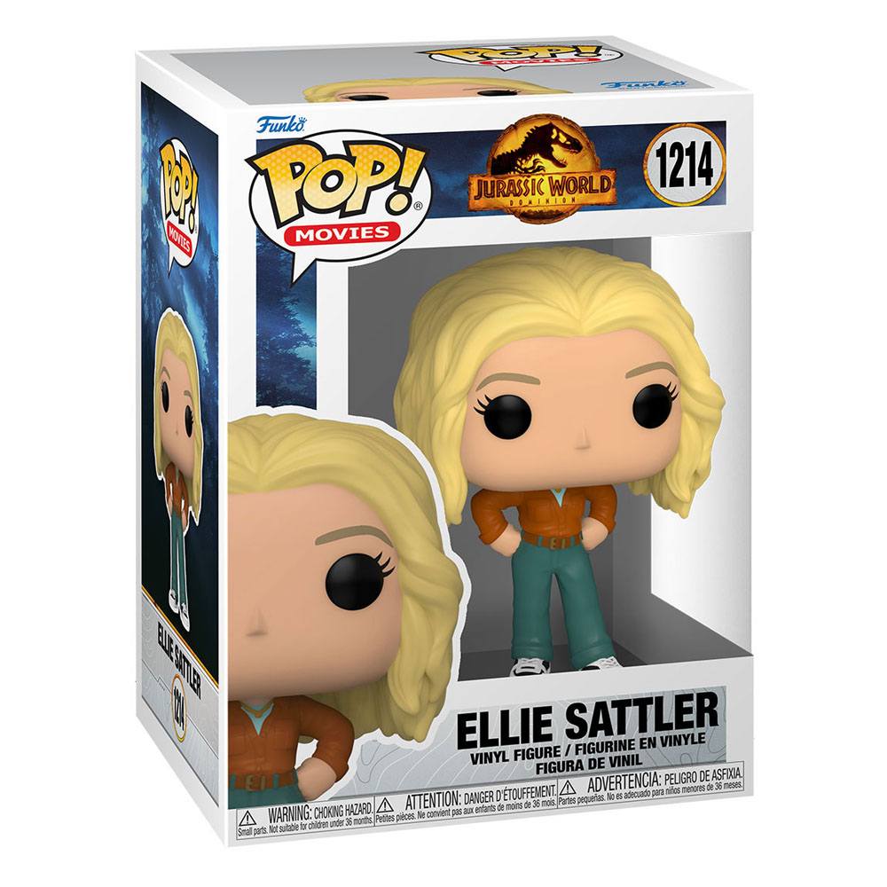 Funko Pop! FUNKO POP Jurassic World 3 - 1214 Ellie Sattler 9 cm - Disponibile in 2/3 giorni lavorativi FUNKO