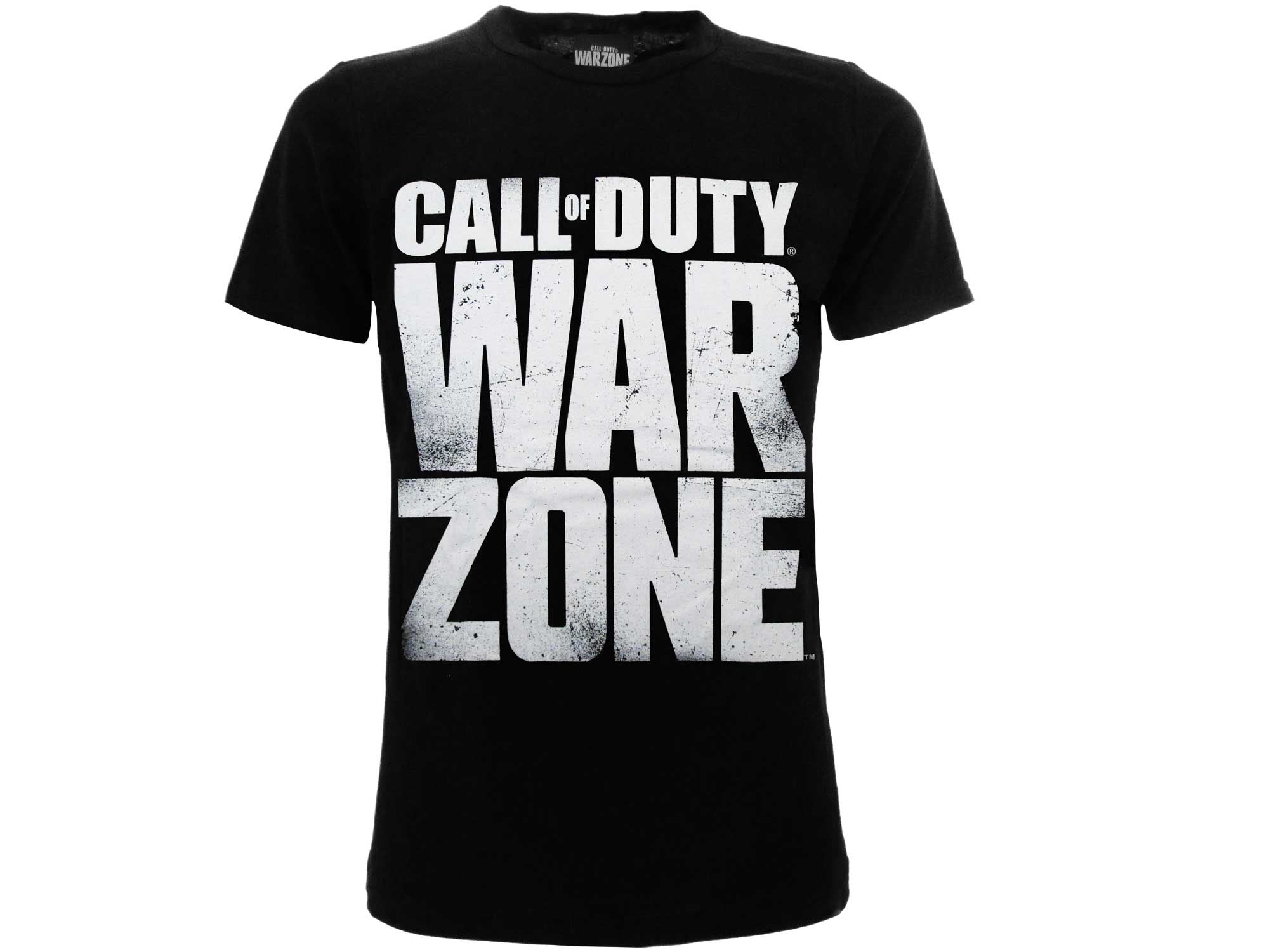 T-Shirt Call of Duty Warzone: Logo S nera - Disponibile in 2/3 giorni lavorativi GED