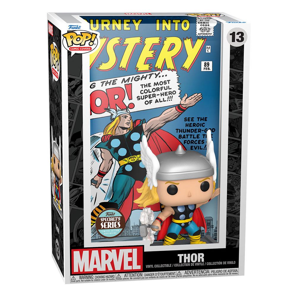 Funko Pop! FUNKO POP Comics Covers: Marvel - 13 Thor 9 cm - Disponibile in 2/3 giorni lavorativi