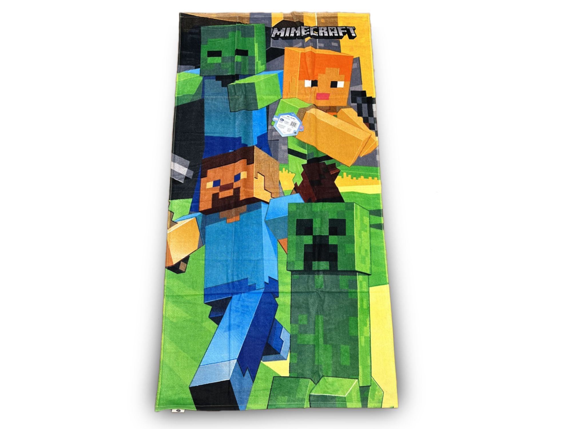 MINECRAFT - Telo mare "Steve ed Alex" (70 x 140cm) - Disponibile in 2/3 giorni lavorativi GED