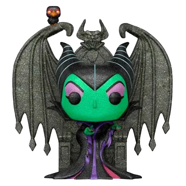 Funko Pop! FUNKO POP Disney: Deluxe Villains - 784 Maleficent In Throne (Diamond Glitter, Exclusive) 15 cm - Disponibile in 2/3 giorni lavorativi