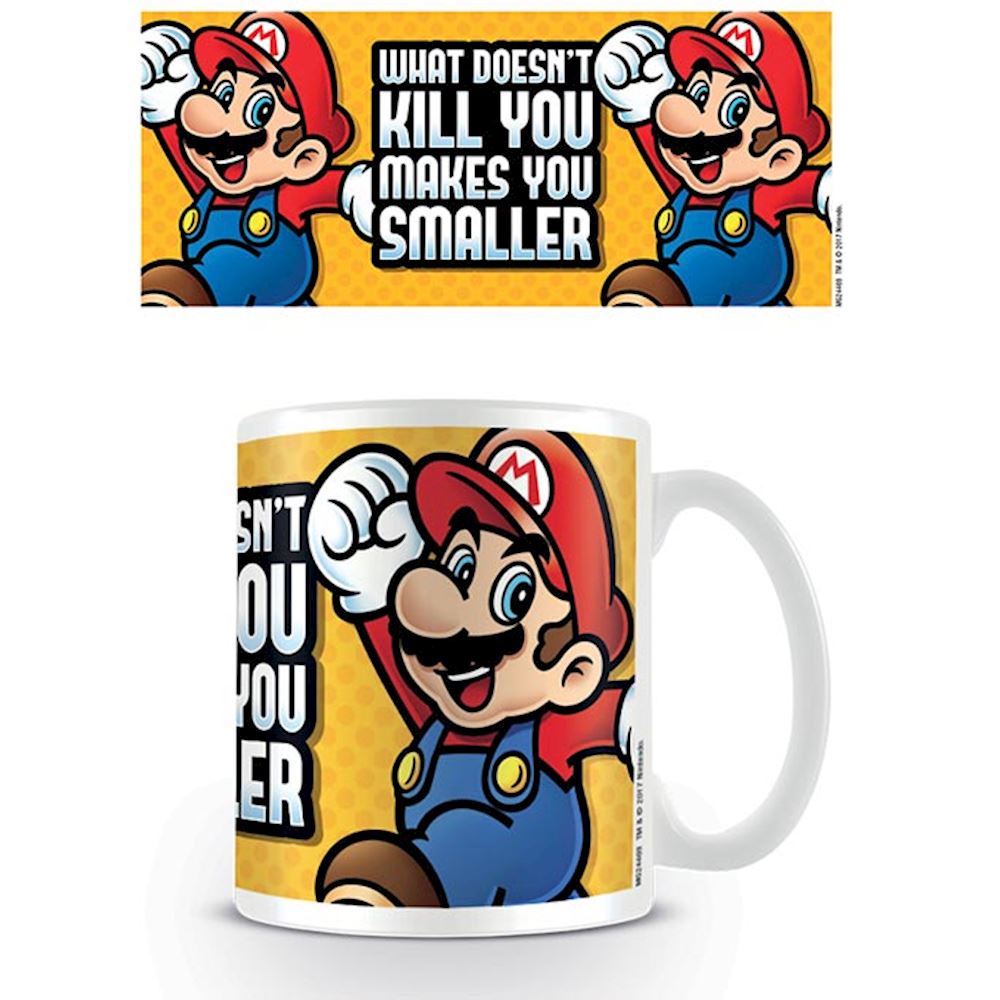 PYRAMID NINTENDO SUPER MARIO - Tazza 300 ml: "Makes You Smaller" - Disponibile in 2/3 giorni lavorativi