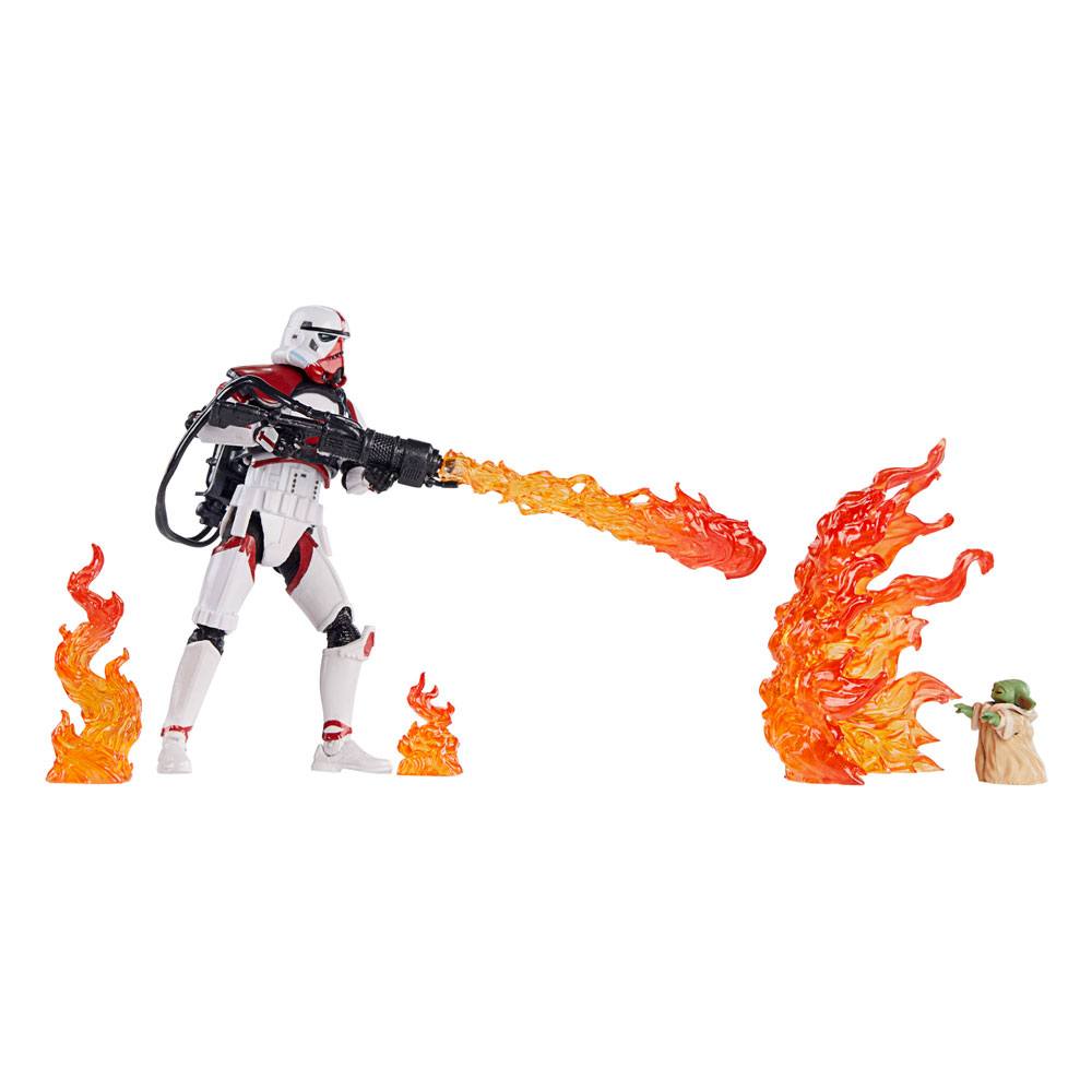 Action figure / Statue HASBRO STAR WARS: THE MANDALORIAN - VINTAGE COLLECTION - INCINERATOR TROOPER & GROGU 10CM - Disponibile in 2/3 giorni lavorativi Hasbro