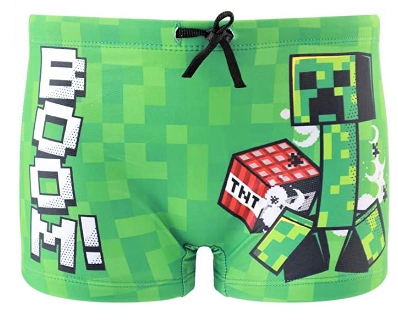 MINECRAFT: BOOM TNT - COSTUME DA BAGNO BOXER 9 ANNI (134cm) - Disponibile in 2/3 giorni lavorativi GED