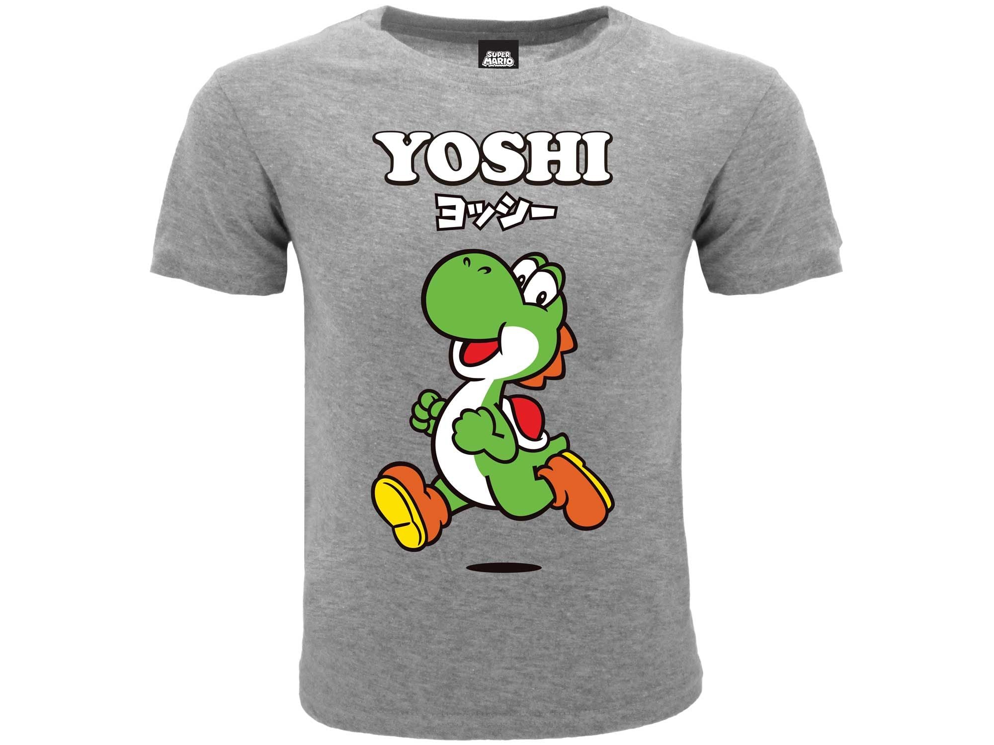 NINTENDO: SUPER MARIO YOSHI T-shirt 9/11 grigia - Disponibile in 2/3 giorni lavorativi GED