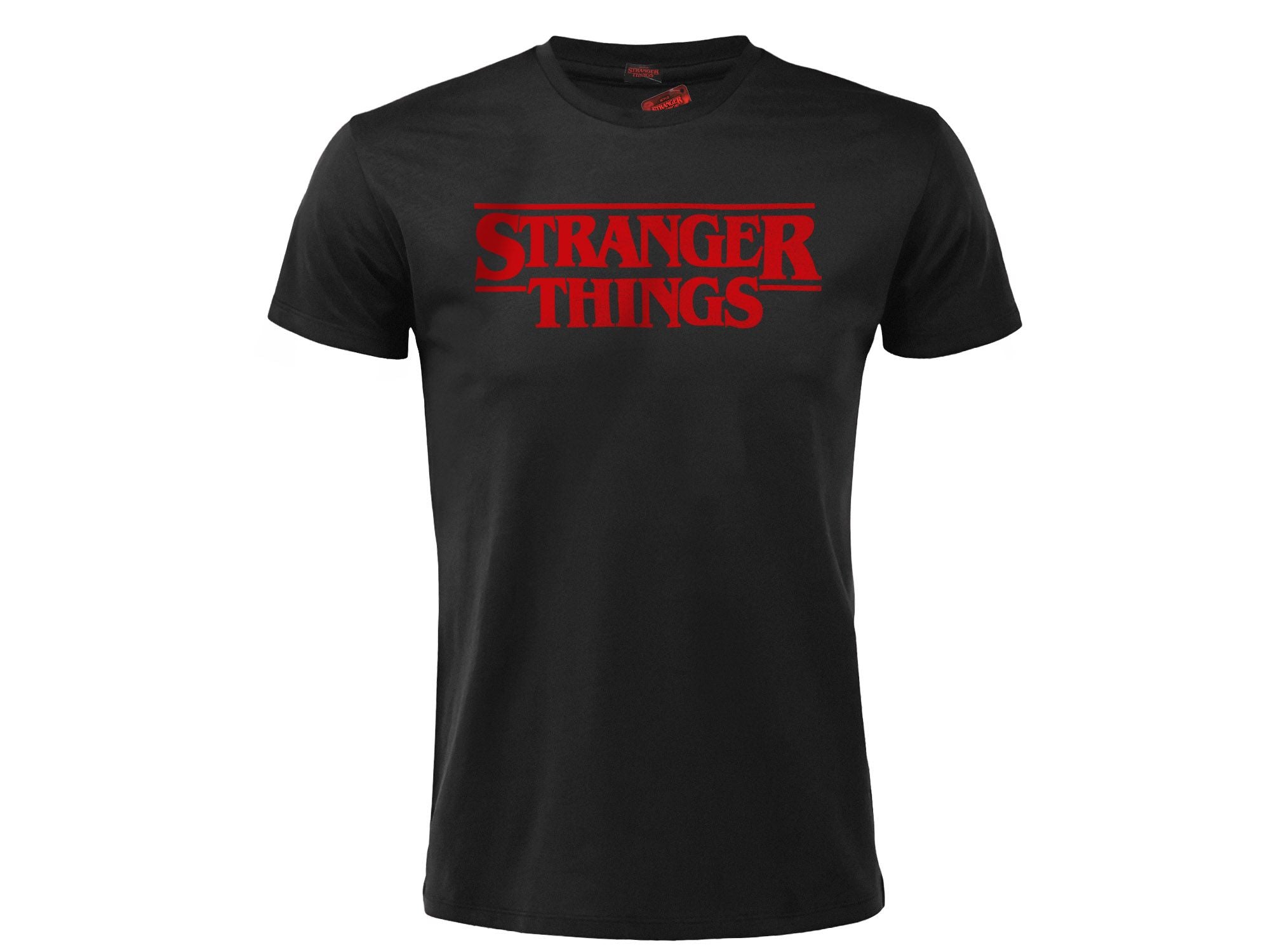 STRANGER THINGS : LOGO T-SHIRT L NERA - Disponibile in 2/3 giorni lavorativi GED