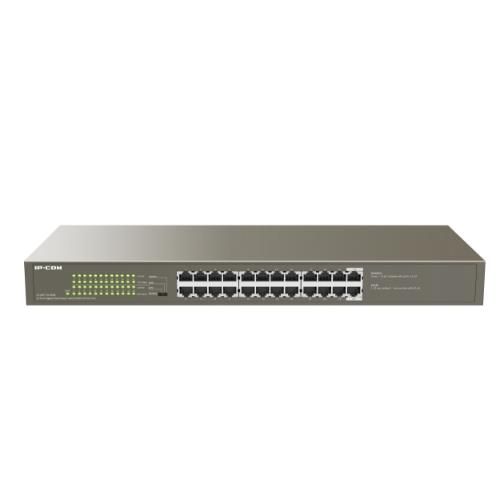 SWITCH IP-COM G1124P-24-250W 24P GIGABIT PoE UNMANAGED 1U,19-inch Rack-mountable - Disponibile in 3-4 giorni lavorativi