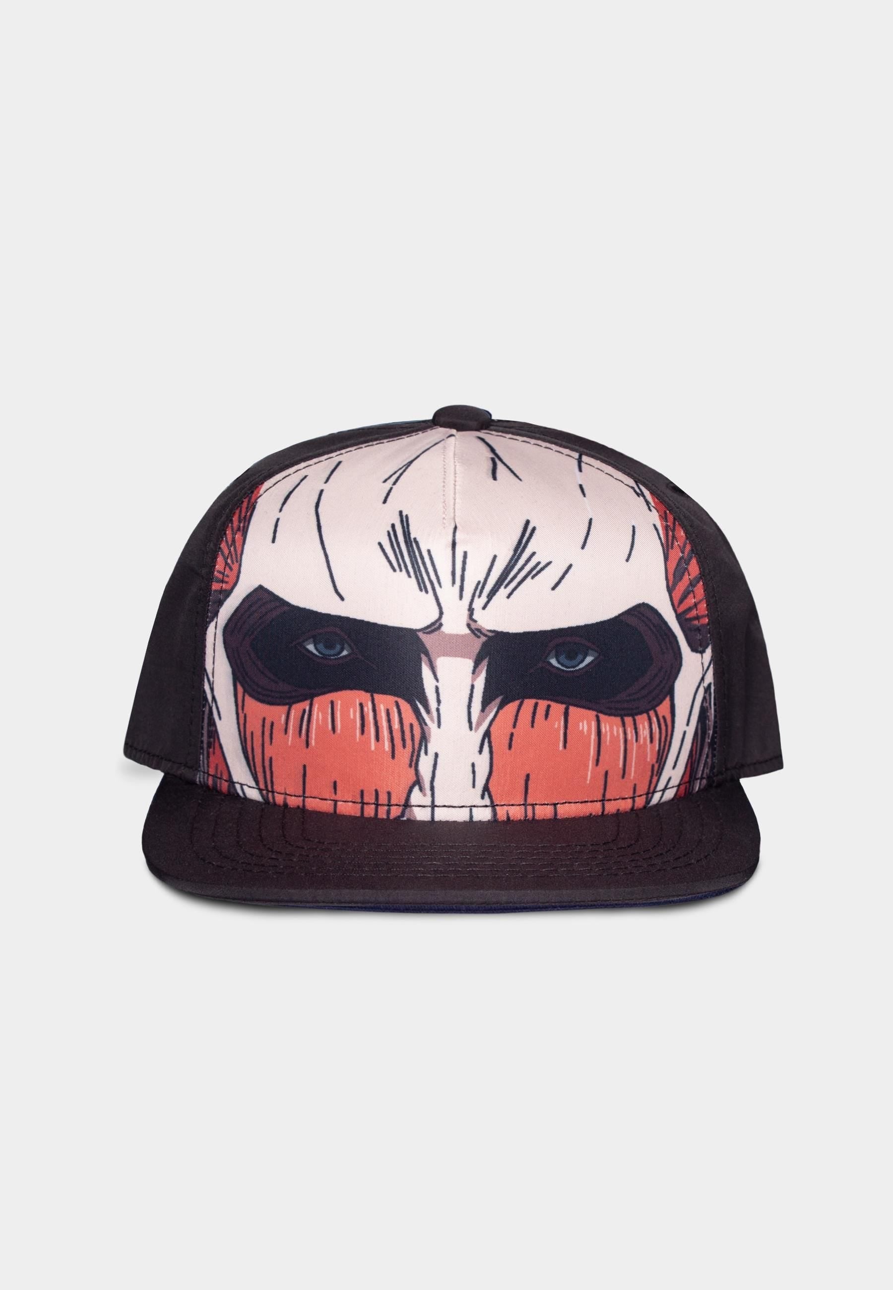 DIFUZED ATTACK ON TITAN - SNAPBACK ( CAPPELLINO ) REGOLABILE : GIGANTE COLOSSALE - Disponibile in 2/3 giorni lavorativi Difuzed