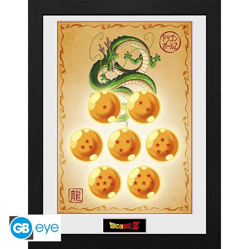 ABYSTYLE DRAGON BALL - Poster Incorniciato: DBZ/"Dragon Balls" (30x40) - Disponibile in 2/3 giorni lavorativi Abystyle