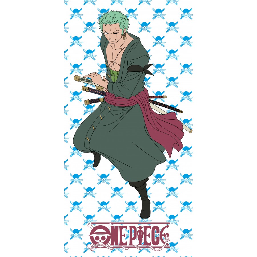 ONE PIECE - Telo mare "Roronoa Zoro" (70x140cm) - Disponibile in 2/3 giorni lavorativi GED