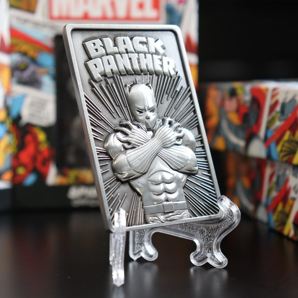 Marvel Comics : Black Panther - Lingotto da collezione con stampa in rilievo Limited Edition (7.5x5cm) - Disponibile in 2/3 giorni lavorativi GED