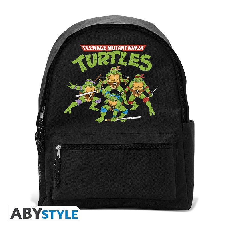 ABYSTYLE TEENAGE MUTANT NINJA TURTLES - Zaino: "Turtles fighting pose" - Disponibile in 2/3 giorni lavorativi Abystyle