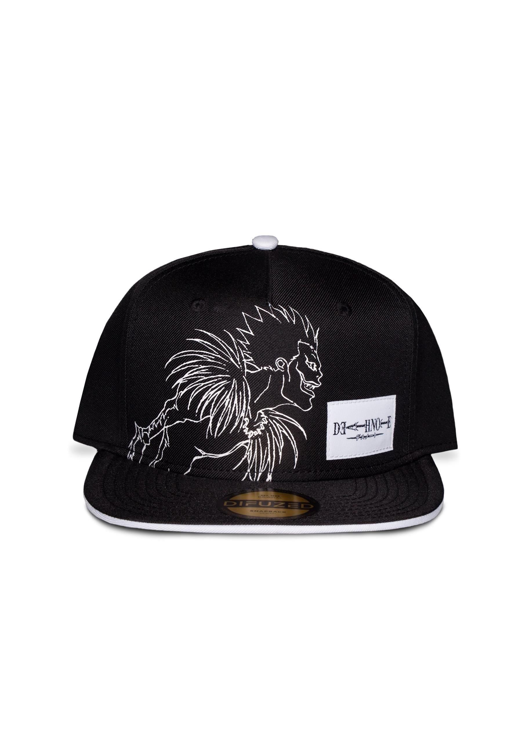 DIFUZED DEATH NOTE : CAPPELLO SNAPBACK MINIMAL RYUK LATERALE - Disponibile in 2/3 giorni lavorativi Difuzed