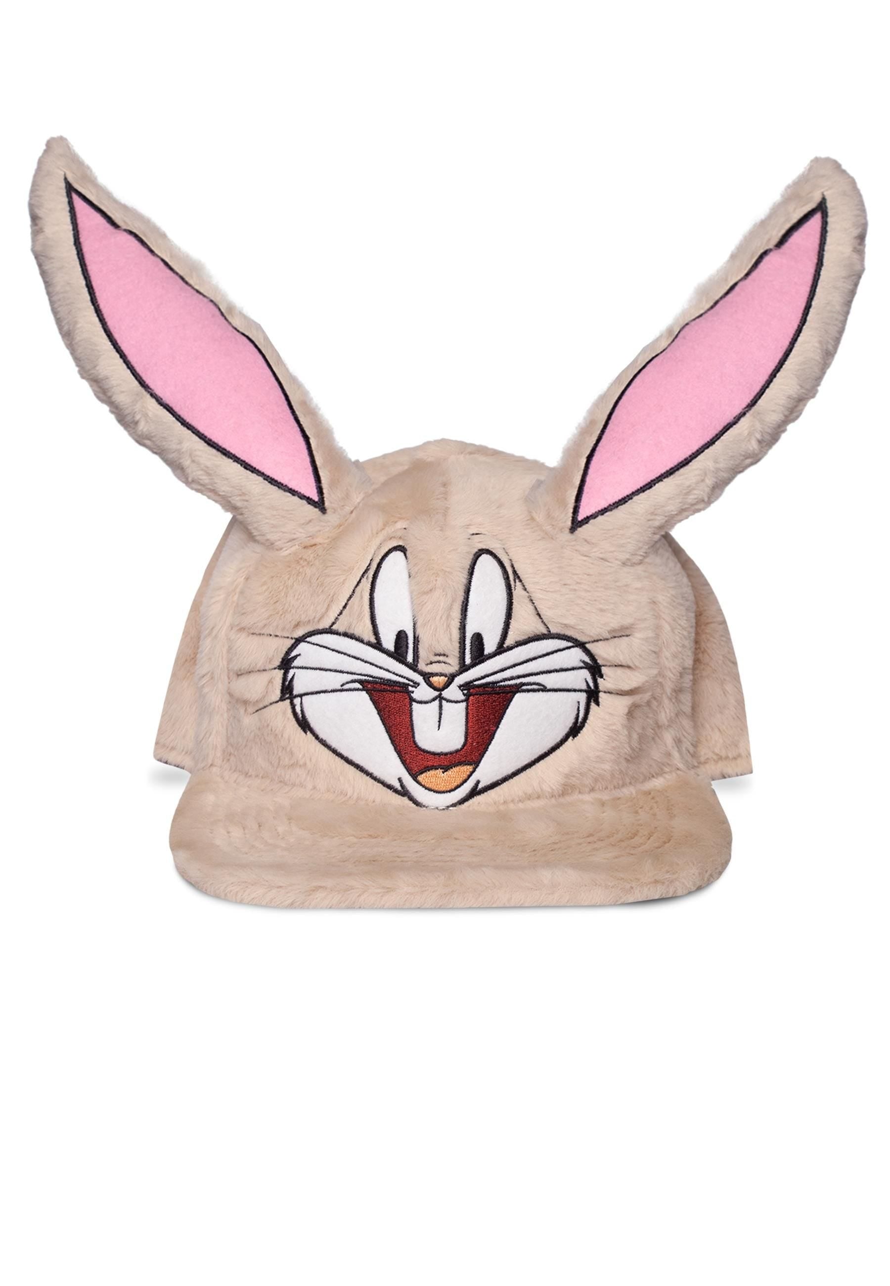 DIFUZED LOONEY TUNES : CAPPELLO BUGS BUNNY IN PELUCHE CON ORECCHIE - Disponibile in 2/3 giorni lavorativi Difuzed