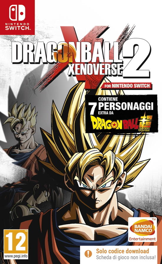 Switch Dragon Ball Xenoverse 2 Super Edition (solo codice) - Disponibile in 2/3 giorni lavorativi