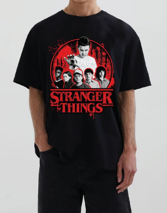 DIFUZED STRANGER THINGS - PERSONAGGI T-SHIRT (M) - Disponibile in 2/3 giorni lavorativi Difuzed