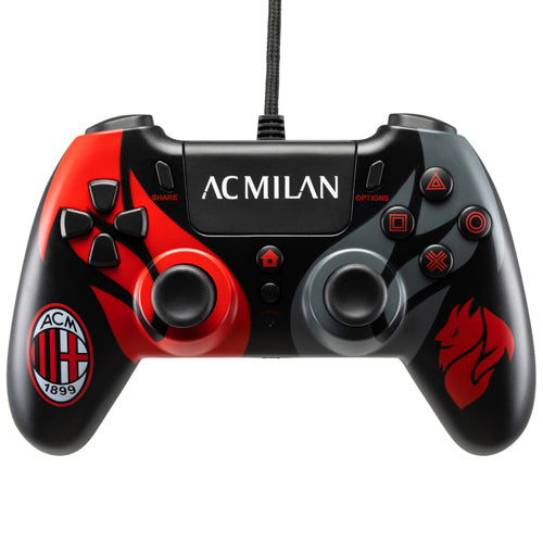 PS4 QUBICK Wired Controller PS4: AC Milan 2.0 Accessori - Disponibile in 2/3 giorni lavorativi