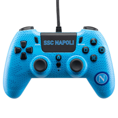 PS4 QUBICK Wired Controller PS4: SSC Napoli Accessori - Disponibile in 2/3 giorni lavorativi