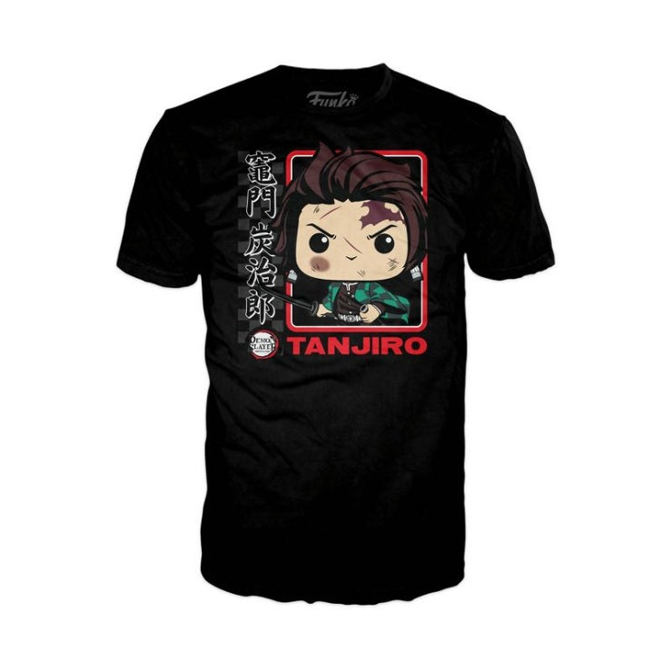 Funko Pop! Funko Pop! & Tee: Demon Slayer - Tanjiro T-shirt (S) (Exlcusive) - Disponibile in 2/3 giorni lavorativi